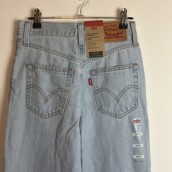 NWT LEVIs High Rise Straight Jeans - Picture 4 of 5